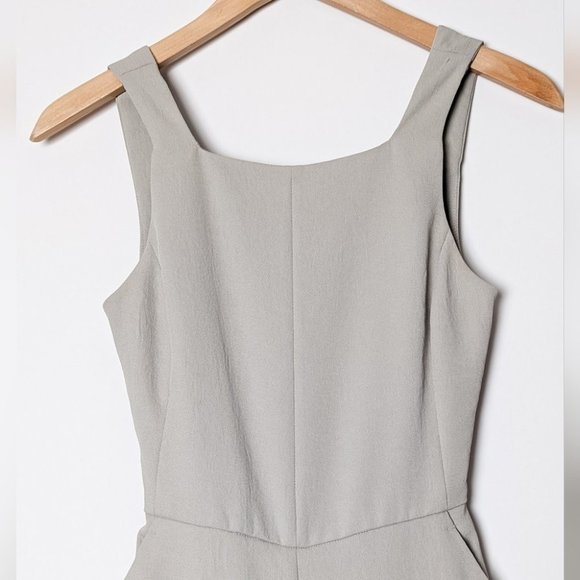 WILFRED Ecoulement Jumpsuit Ashen Grey Wide Leg Aritzia 0 XS - Picture 7 of 12
